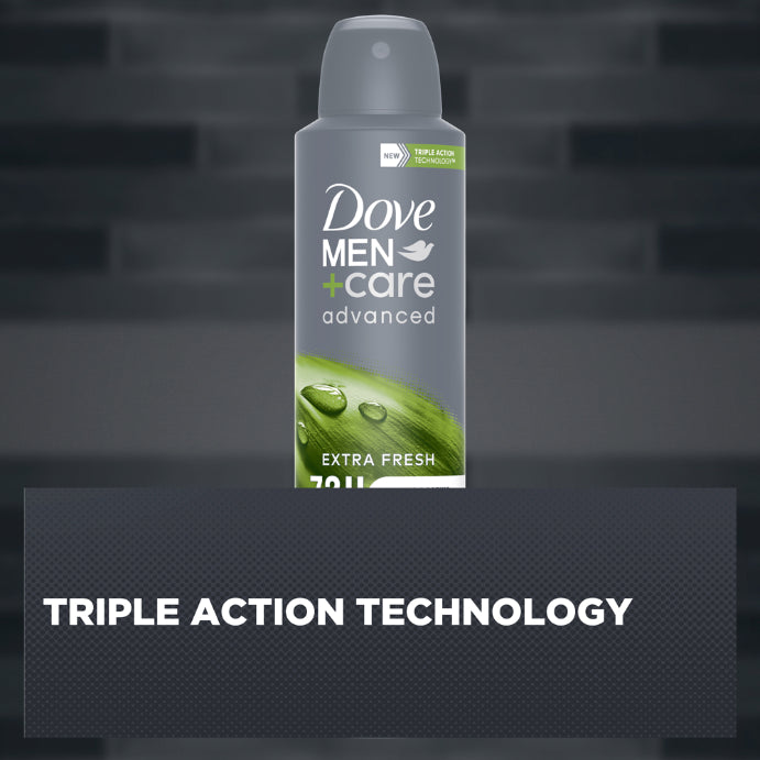 Dove Men+ Care Advanced Antiperspirant Aerosol Extra Fresh 250ml
