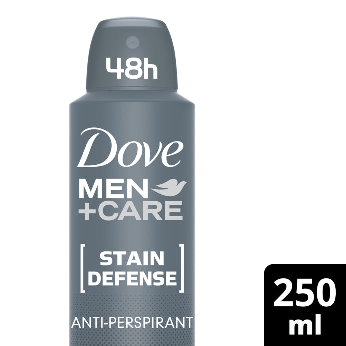 Dove Men+ Care Stain Defense 48h Protection + Comfort Anti-perspirant 250ml