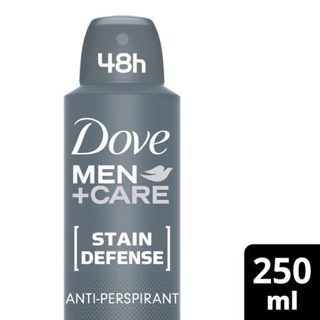 Dove Men+ Care Stain Defense 48h Protection + Comfort Anti-perspirant 250ml