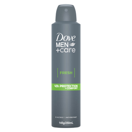 Dove Men+ Care Fresh 48h Protection + Comfort Anti-perspirant 250ml