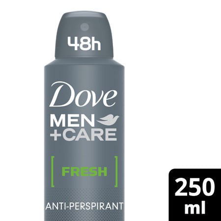 Dove Men+ Care Fresh 48h Protection + Comfort Anti-perspirant 250ml