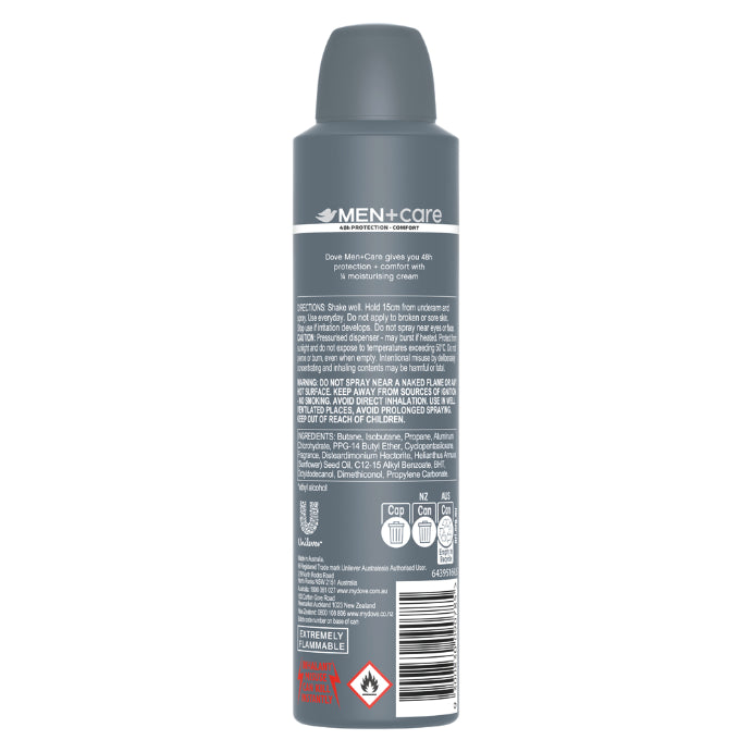 Dove Men+ Care Antiperspirant Aerosol Classic 250ml