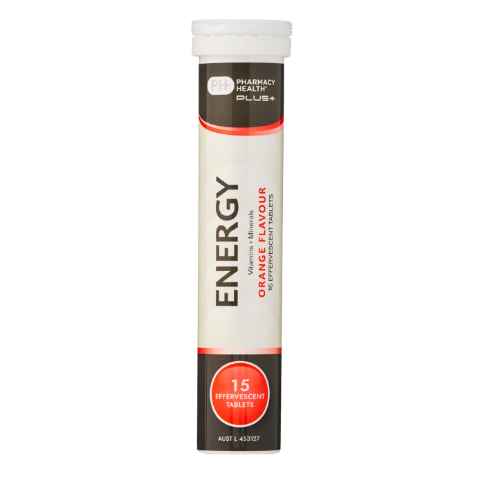 Pharmacy Health Plus Energy 15 Effervescent Tablets