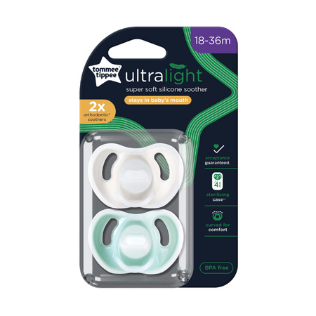Tommee Tippee Ultra Light Silicone 18-36 Months 2 Pack