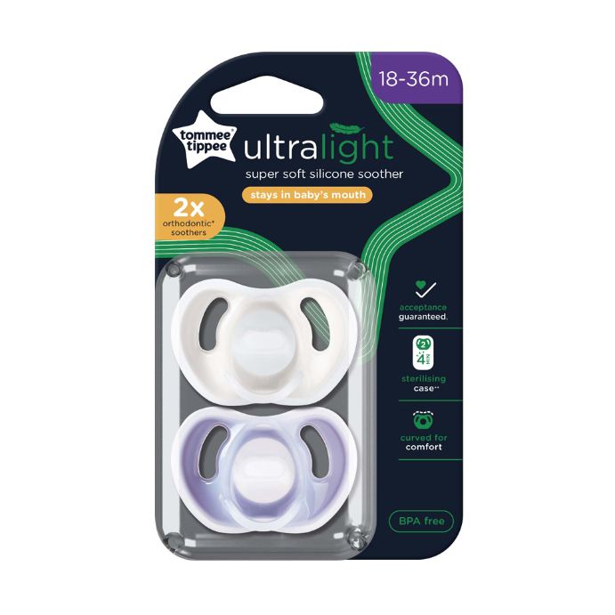 Tommee Tippee Ultra Light Silicone 18-36 Months 2 Pack