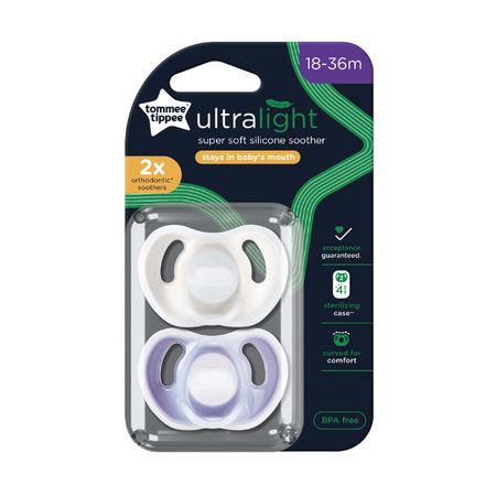 Tommee Tippee Ultra Light Silicone 18-36 Months 2 Pack