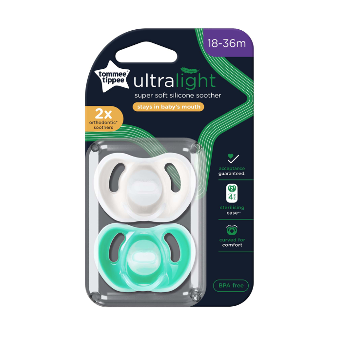 Tommee Tippee Ultra Light Silicone 18-36 Months 2 Pack