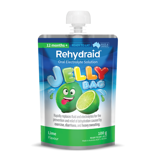 REHYDRAID LIME JELLY BAG 100G