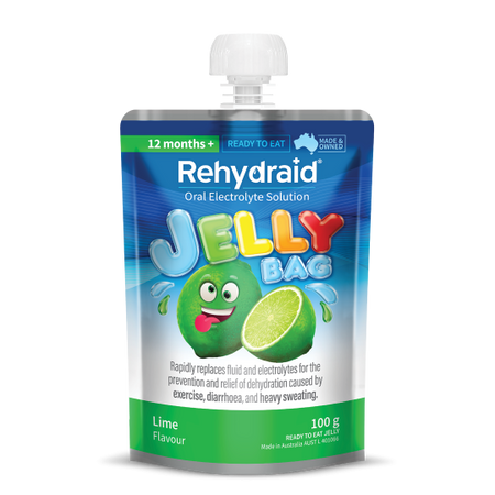 REHYDRAID LIME JELLY BAG 100G