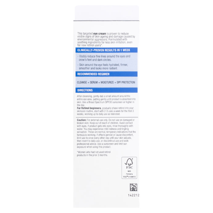 Neutrogena® Visible Repair Retinol Eye Cream 15g
