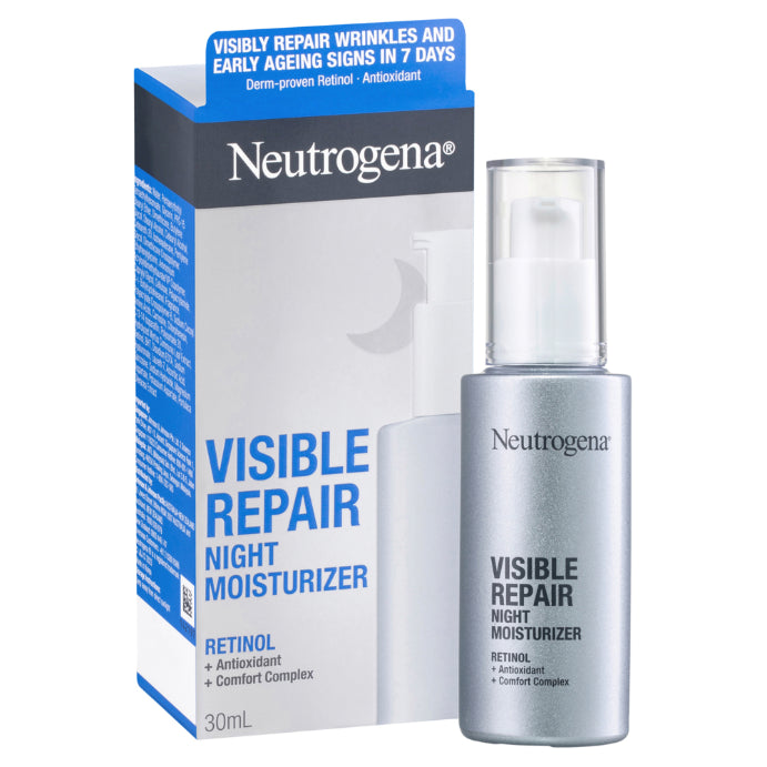 Neutrogena® Visible Repair Retinol Night Moisturizer 30ml