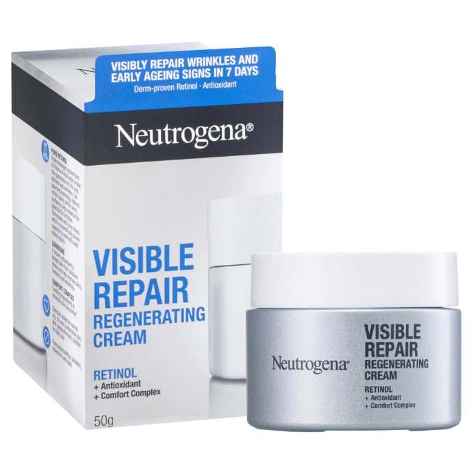Neutrogena® Visible Repair Retinol Regenerating Cream 50g