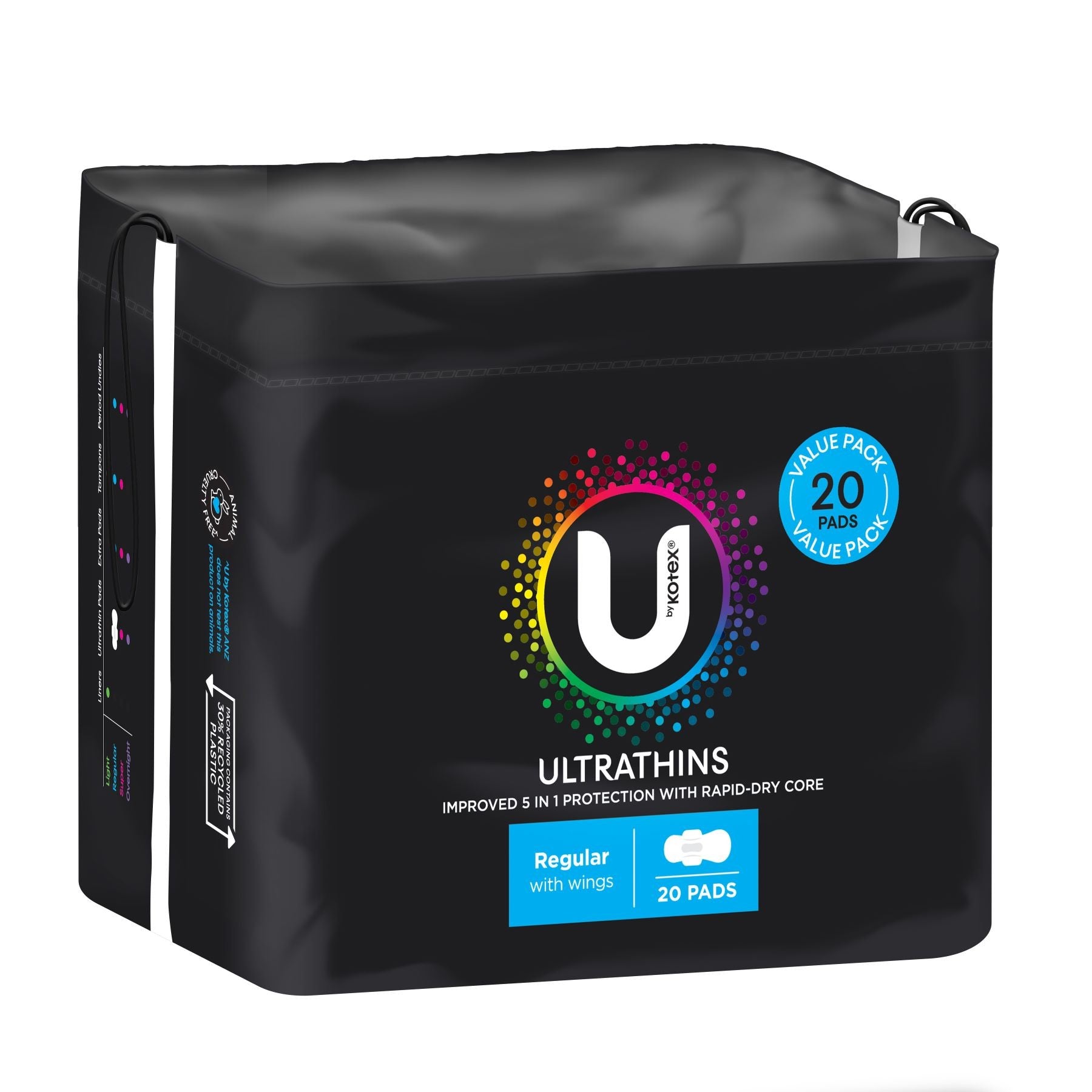 U BY KOTEX Ultrathin REGULAR WING BULK 20