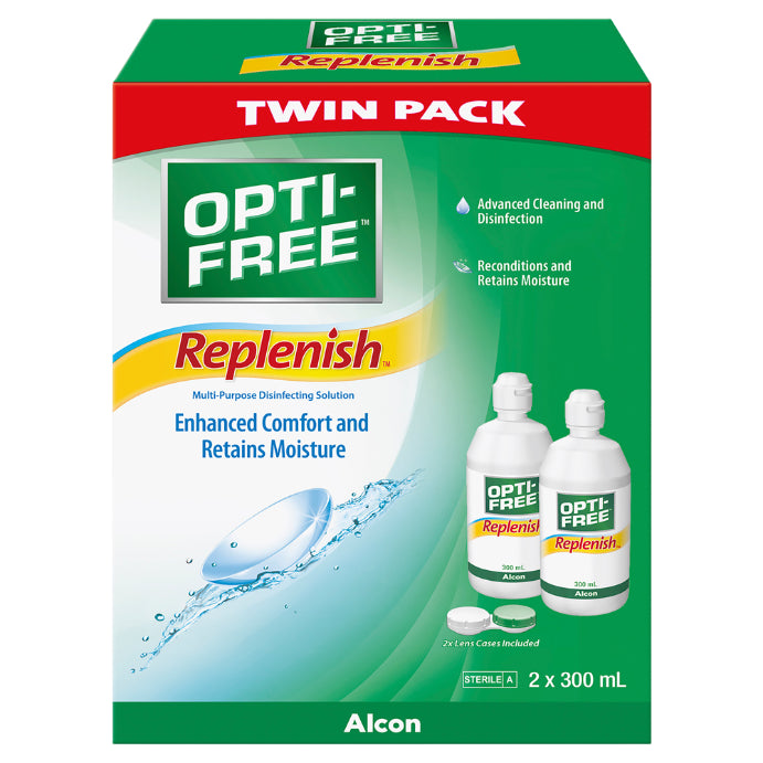Opti-free Replenish Twin Pack 2 X 300ml