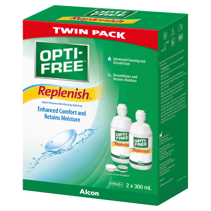 Opti-free Replenish Twin Pack 2 X 300ml