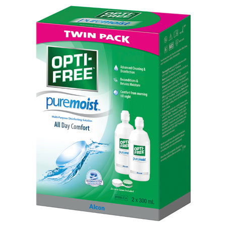 Opti-free Puremoist Twin Pack 2 X 300ml