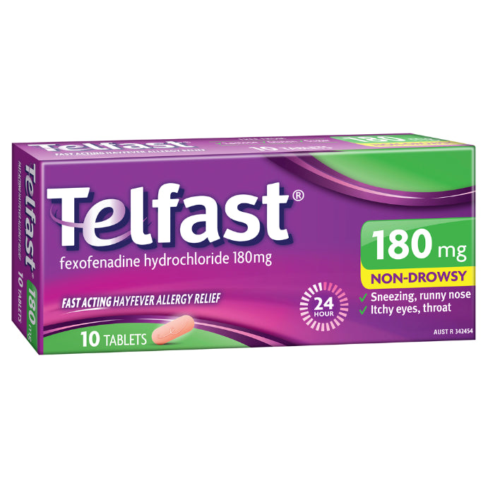Telfast 180mg 10 Pack