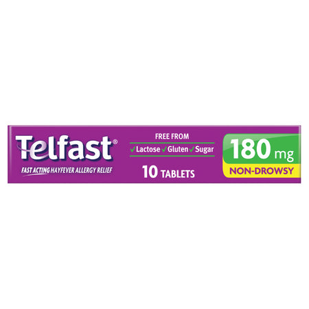 Telfast 180mg 10 Pack