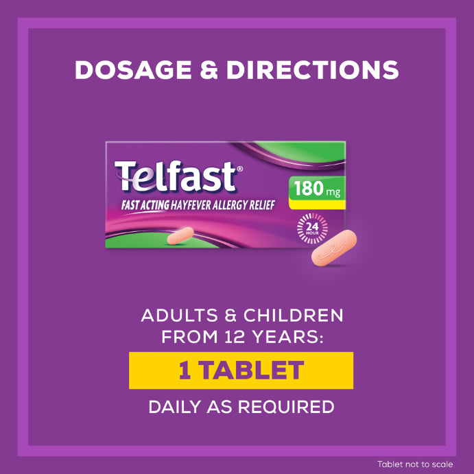 Telfast 180mg 10 Pack