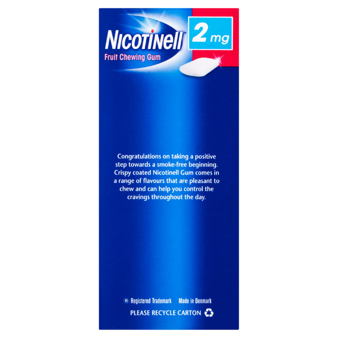 Nicotinell 2mg Fruit Gum 144 Pack