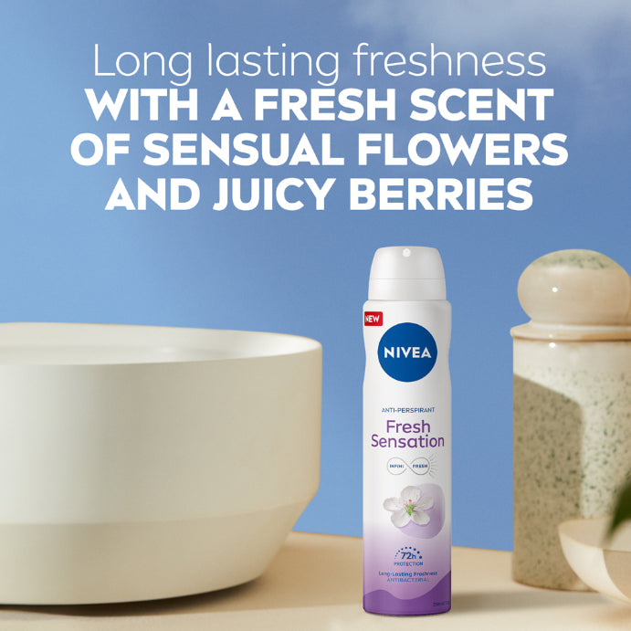 Nivea Fresh Sensation Aerosol Deodorant 250ml