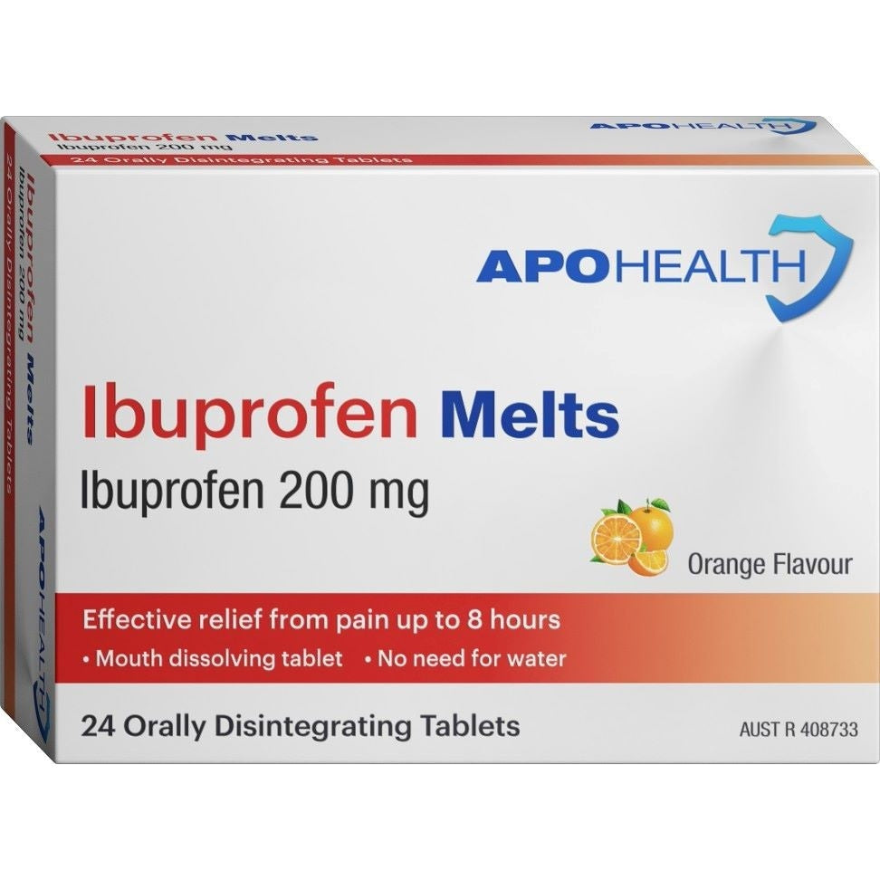 Apohealth Ibuprofen Melts 200mg 24tab