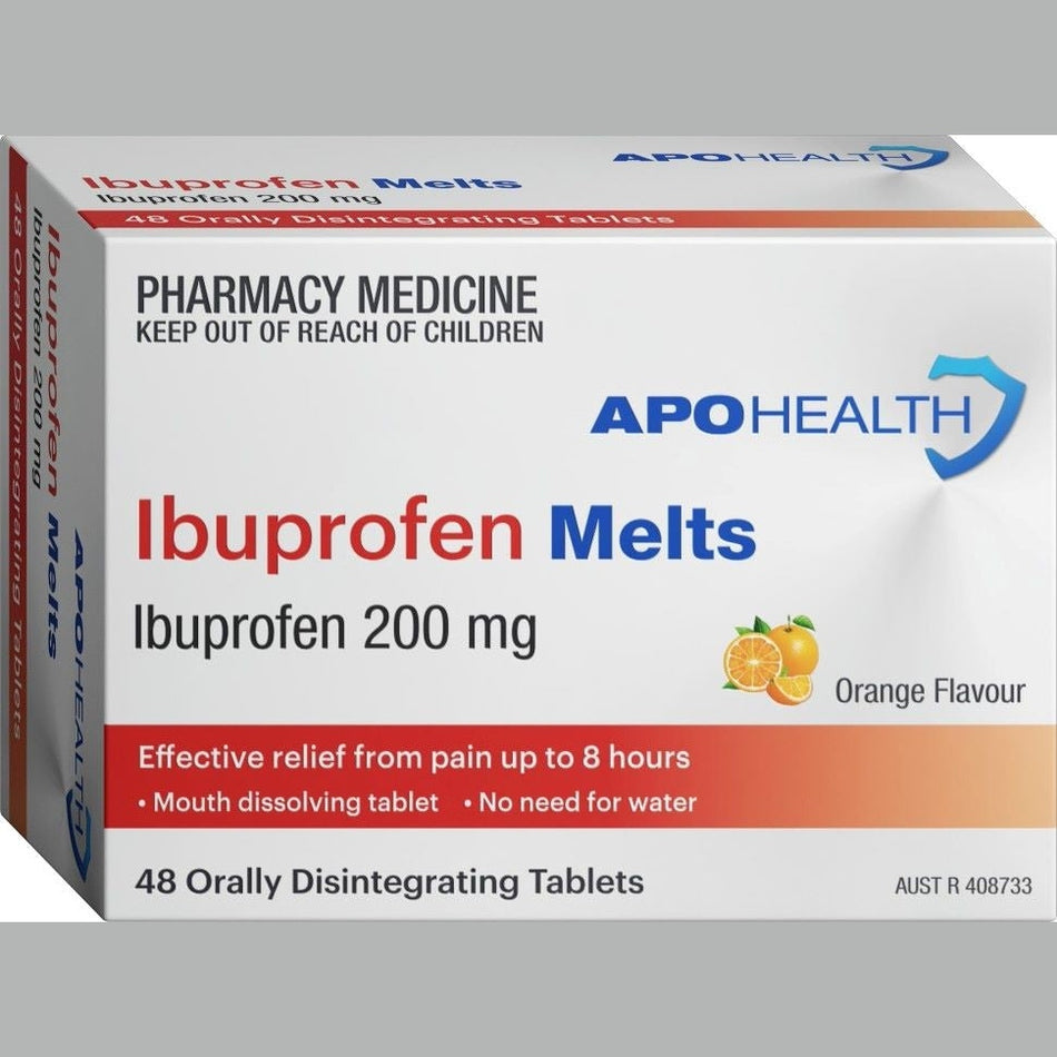 Apohealth Ibuprofen Melts 200mg 48tab