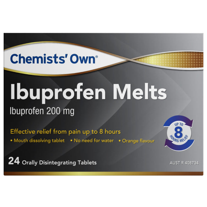 Chemists’ Own Ibuprofen Melts 24 Tablets