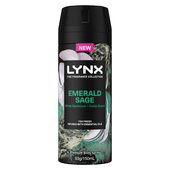 Lynx Fine Fragrance Body Spray Emerald Sage 150ml