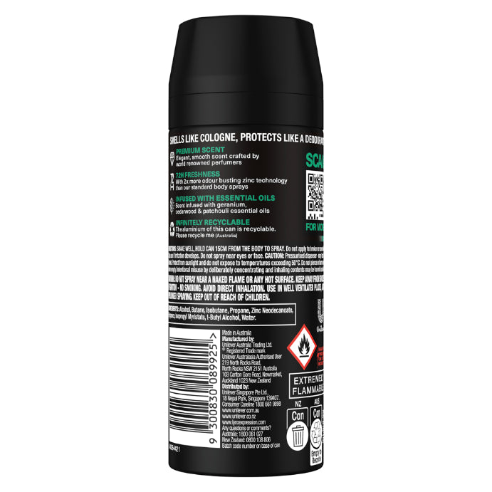 Lynx Fine Fragrance Body Spray Emerald Sage 150ml