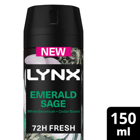 Lynx Fine Fragrance Body Spray Emerald Sage 150ml