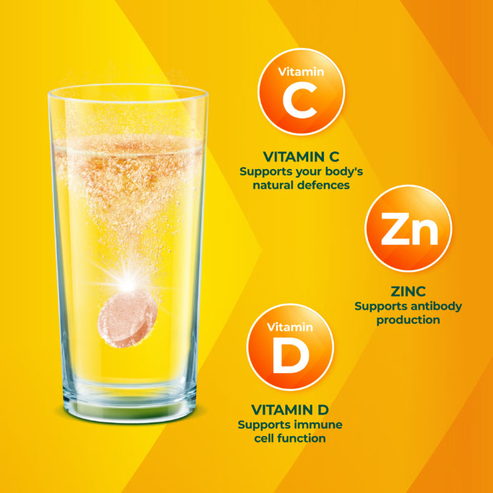 Berocca Immune Daily Defence Orange 15 Effervescent Tablets