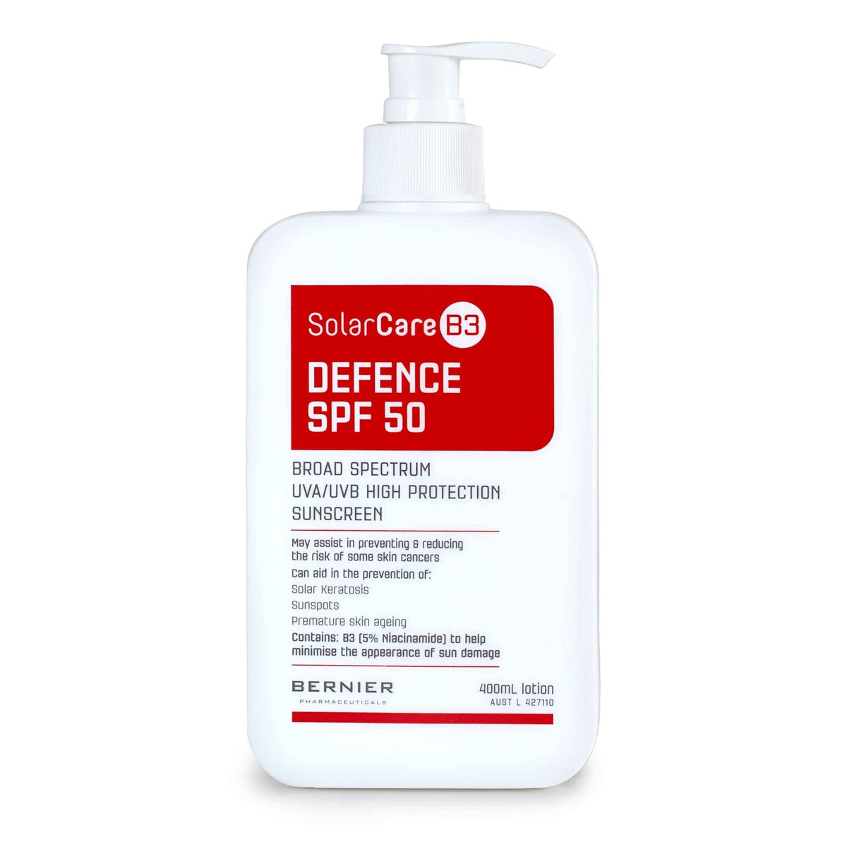 SOLARCAREB3 DEFENCE SPF50 400ML