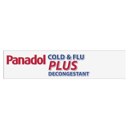 Panadol Cap Cold Flu & Decongestion 500mg 16 Pack