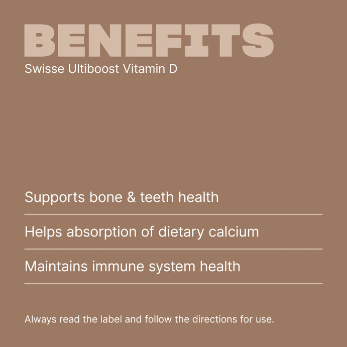 Swisse Ultiboost Vitamin D 400 Capsules