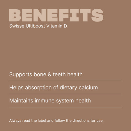Swisse Ultiboost Vitamin D 400 Capsules