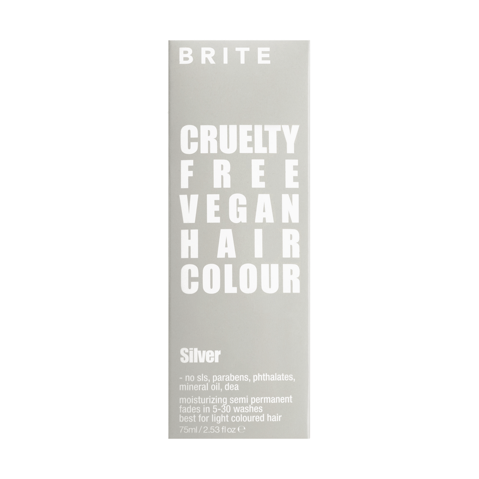 Brite Organix Semi Permanent Hair Colour Silver 75ml
