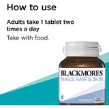 Blackmores Nails Hair & Skin 60 Tablets