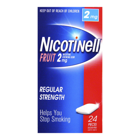 Nicotinell Fruit Gum 2mg 24 Pack