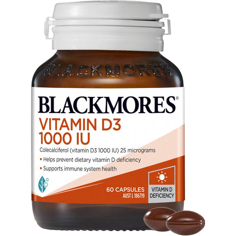 Blackmores Vitamin D3 1000IU 60 Capsules