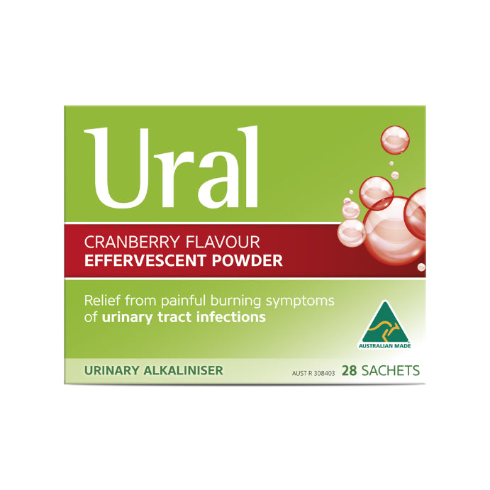 Ural Cranberry Effervescent 28 Sachets Pack