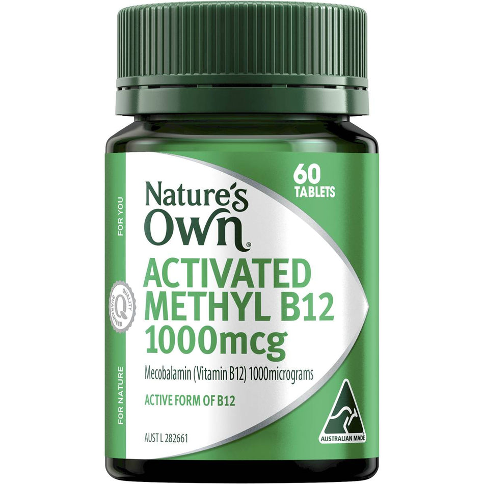 Nature's Own Activated Methyl B12 60 Tablets