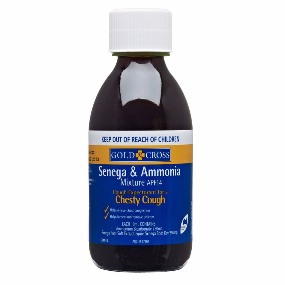 Gold Cross Senega & Ammonia Mixture APF14 500ml