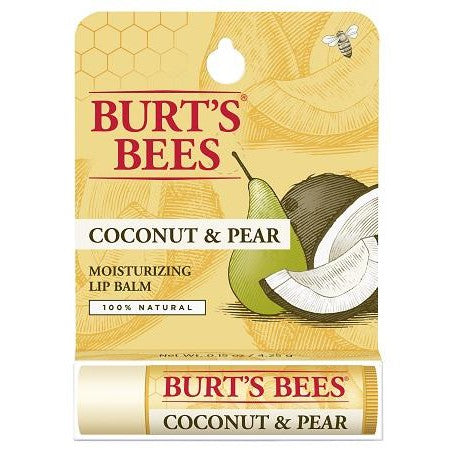 Burts Bees Moisturising Lip Balm Coconut & Pear 4.25G