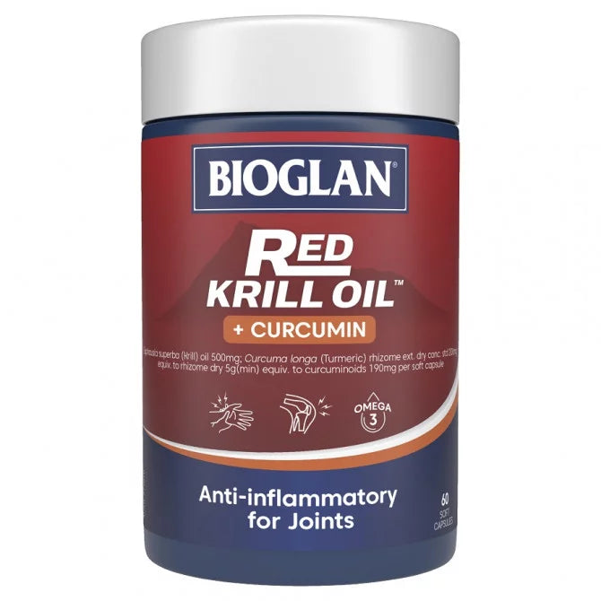 Bioglan Red Krill Plus Curcumin 60 Capsules
