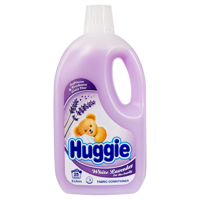 Huggie White Lavender Fabric Conditioner 2 Litre