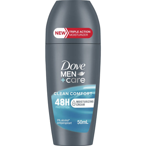 Dove Men Roll On Deodorant Clean Comfort 50ml