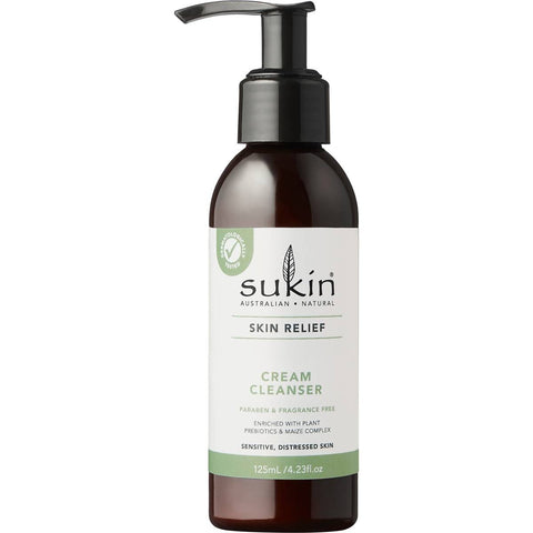 Sukin Skin Relief Cream Cleanser 125ml Pump