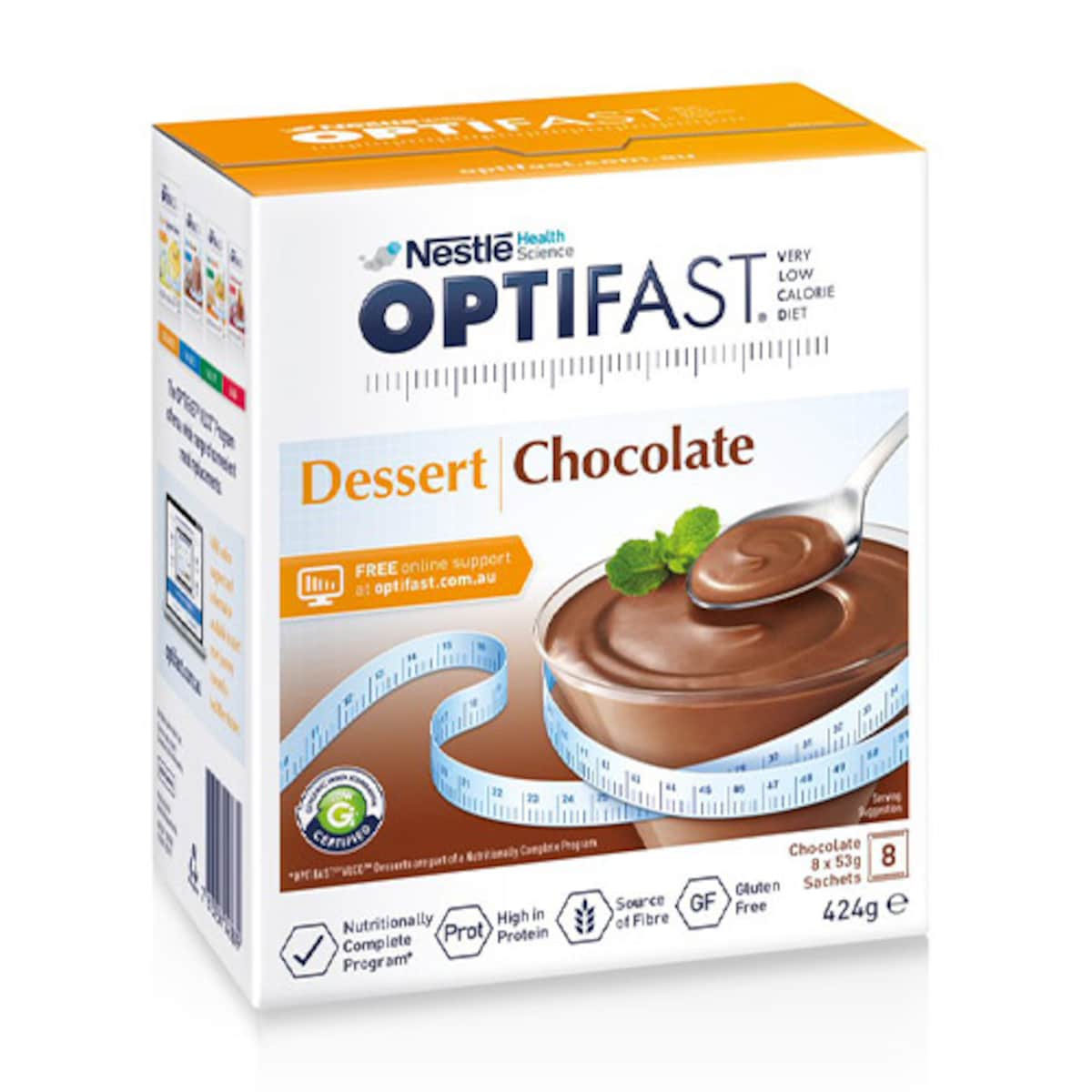 Optifast VLCD Dessert Chocolate 8 Serves