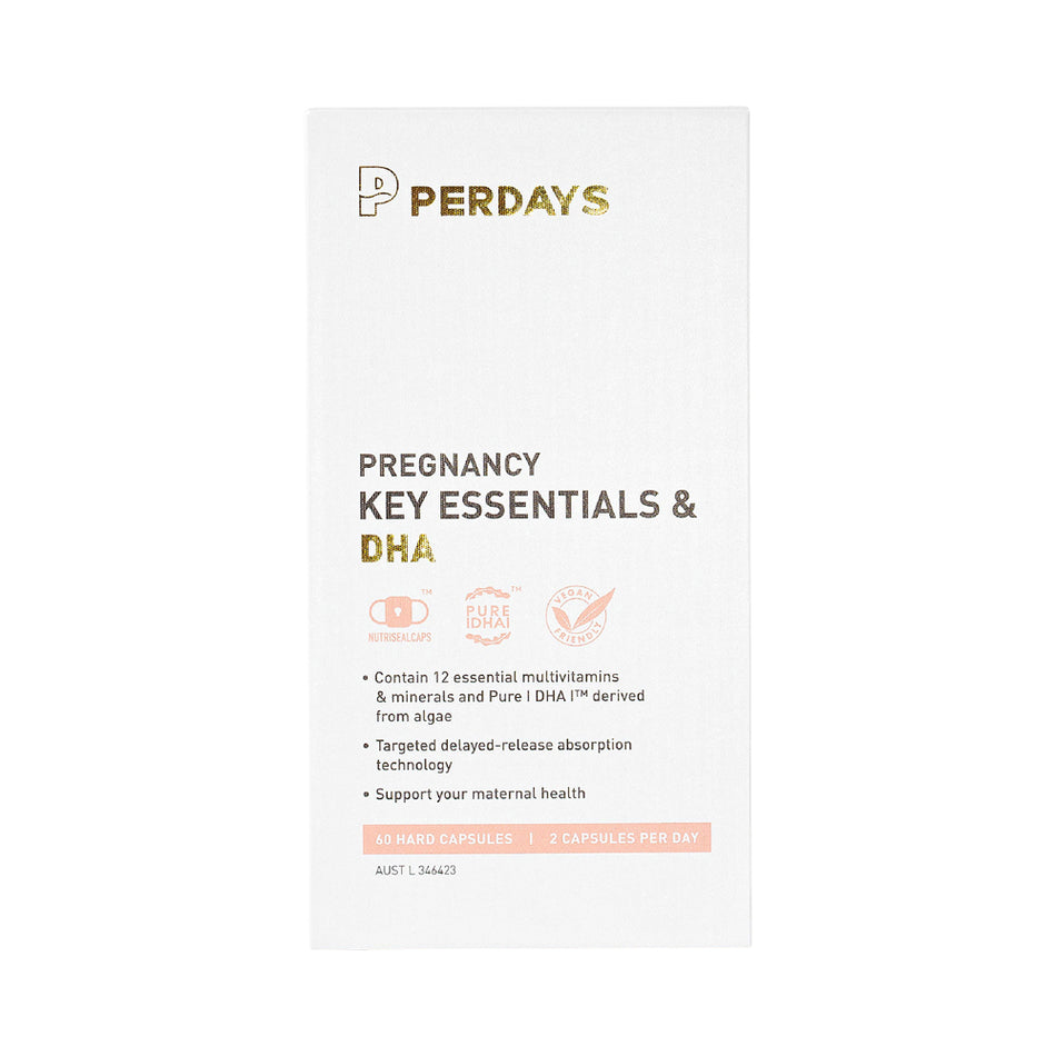 Perdays Pregnancy Key Essentials & Dha 60c